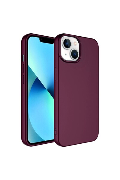 zore iPhone 14 Plus Compatible Case Inside Velvet Launch Cover