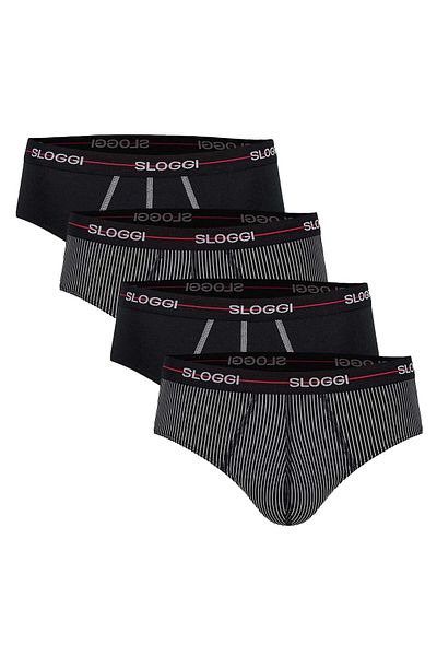 SLOGGI Herren Slips 4er Pack - Start midi C4P Box, Baumwolle