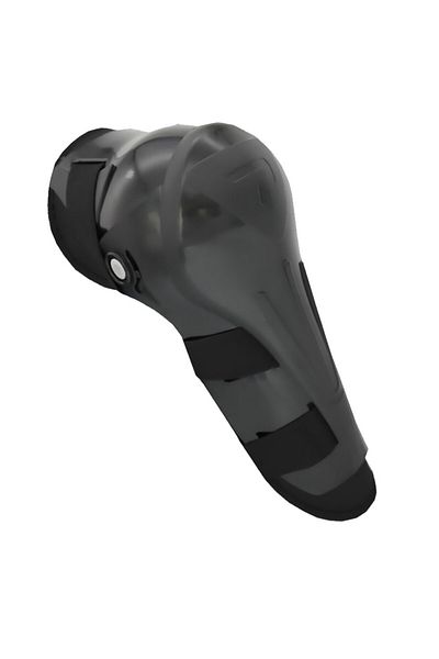 Prohel Black Articulated Moto Cycle Knee Pad - Striped