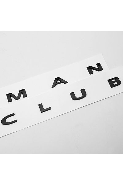 Choice ملصق شعار صندوق السيارة من مادة ABS ثلاثية الأبعاد باللون الأسود اللامع مع حروف شعار Clubman لسيارة Cooper S F54 R55 R 5