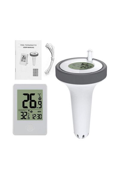 meterk Type 1 Digital Swimming Pool Thermometer Floating Outdoor Floating Thermometers Used For Swimming Po