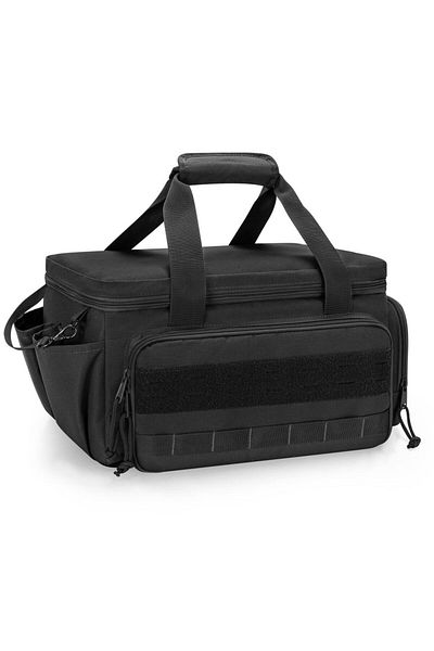 Choice Black Upgraded Toolkit With Shoulder Strap Anti-friction Bottom Tactical Hand Tool Bag Multi-purpose