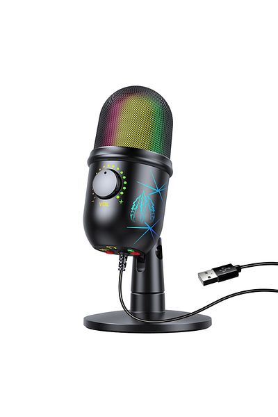 Kangtete Laser Models Usb Microphone Studio Professional Condenser Microphone For Pc Computer Recording Strea