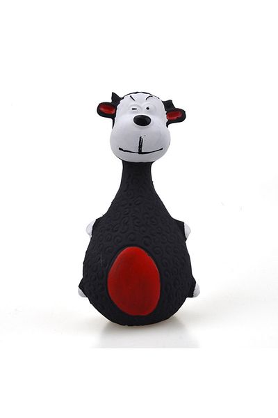 Choice Black Donkey Soft Rubber Chew Toys Four Styles Squeaky Interactive Throwing Toys Cute Fun Pet Toys