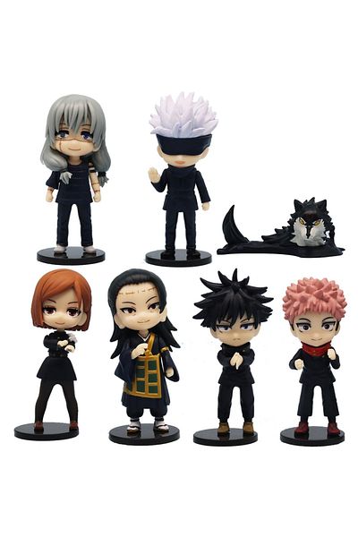 Choice 7PCS Jujutsu Kaisen Anime Figure Geto Suguru/Mahito Action Figure Satoru Gojo/Itadori Yuji Figuri...