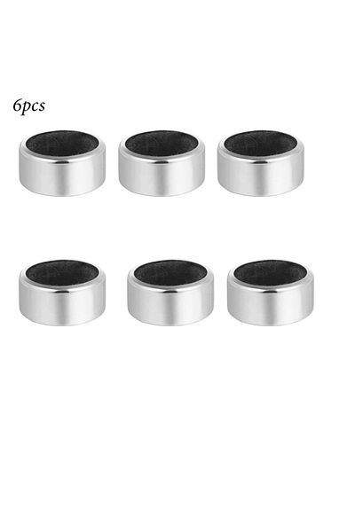 Choice 6pcs Stainless Steel Wine Drip Stop Ring Wine Bottle Collar Without Stripe Wine Collar Leak-proof An