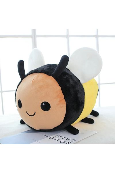 Choice 20cm Bee Kawaii Bee Ladybug Plush Toy Soft Stuffed Insect Honeybee Ladybird Doll Toys Kids Birthday