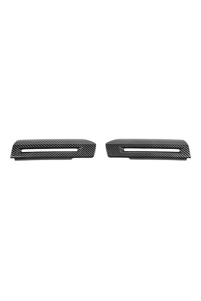 Shineka Carbon Fiber Grain Abs Carbon Fiber Gate Door Handle Decoration Cover Trim For Ford Mustang 2015 201