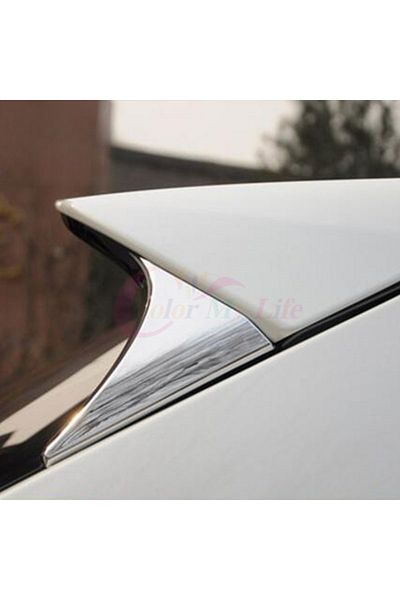 Choice Side Rear Window Spoiler Chrome Cover Trim Triangle for Nissan Qashqai J11 2015 2016 2017 2018 20...