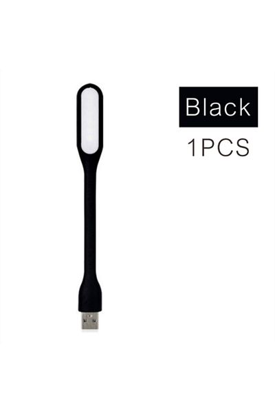 Choice Black 5v Usb Led Light Portable Mini Book Readinng Lamp For Power Bank/computer Flexible Bendable Ni