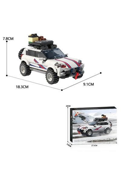 AMAZINGBLOKS Suv 406pcs City Off-road Vehicle Building Blocks Racing Car Model Bricks Collection Display Kids Edu
