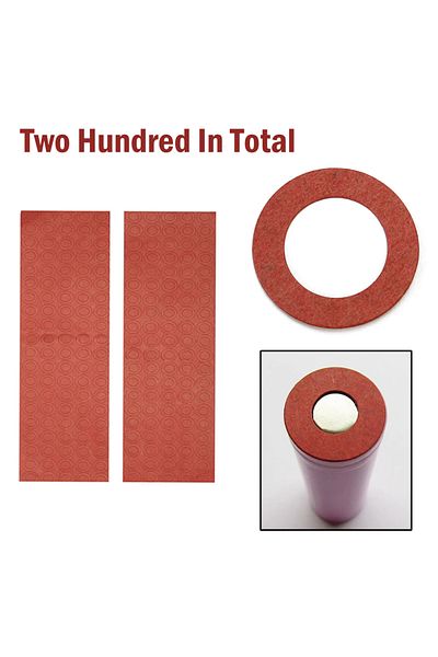Choice 200pcs Battery Insulator Insulation Ring Adhesive Cardboard Paper For-18650 Battery Insulation Ga...