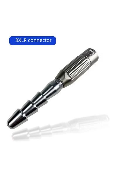LANXSTAR 3xlr Connector M6 Thread Reciprocating Linear Motor Attachments Parts 3xlr Connector Telescopic Line