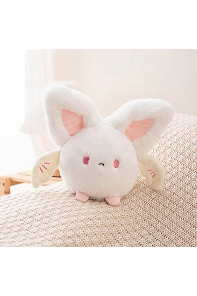 Choice About 17-20cm White Bat Ball Shape Bat Plush Toy Dark Evil Demon Bat Plushie Stuffed Pink White Ange