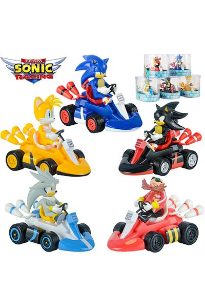 Choice Figura de dibujos animados de Sonic the Hedgehog, decoración de coche, modelo de escritorio, Kart...