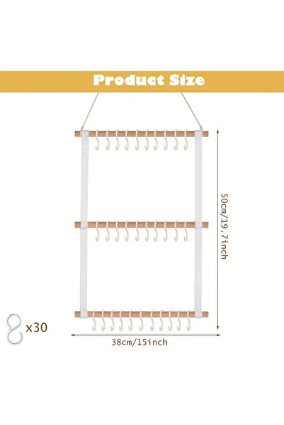 Choice 3PSNG-1 رف عرض عصابات الرأس منظم عصابات الرأس للفتيات منظم إكسسوارات ا...