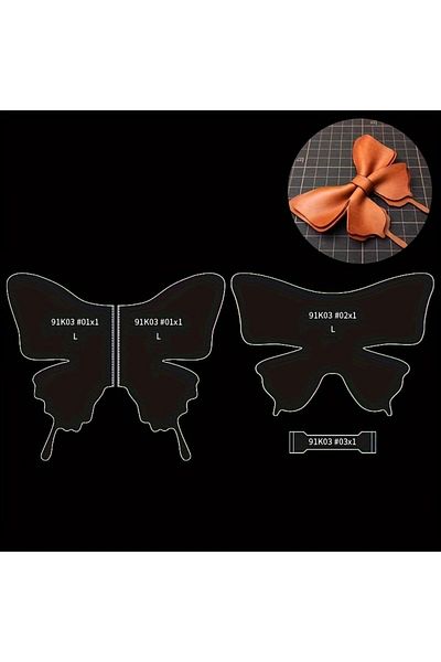 Choice Acl Yomdid Diy Butterfly Leather Template Acrylic Stencil Pendant Ornaments Handmade Decoration Temp