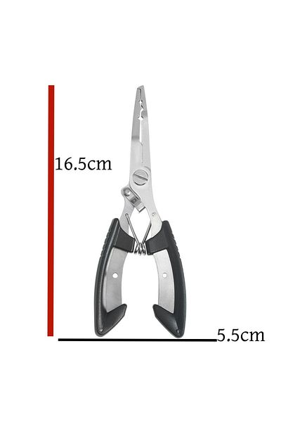 Choice Straight Nose Pliers Multifunctional Curved Mouth Road Pliers Stainless Steel Fishing Pliers Scissor