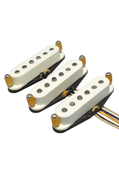 Choice Vintage White Cover White Cover City Limits Sss Alnico 5 Guitar Pickups Single Coil For St Style Gui