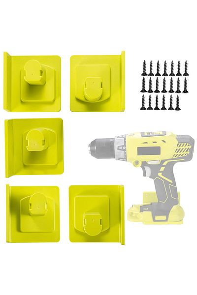 Toorise 5pcs 5-15pcs Tool Mount Holder Plastic Wall Mount Electric Tool Battery Dock Holder Compatible Heavy
