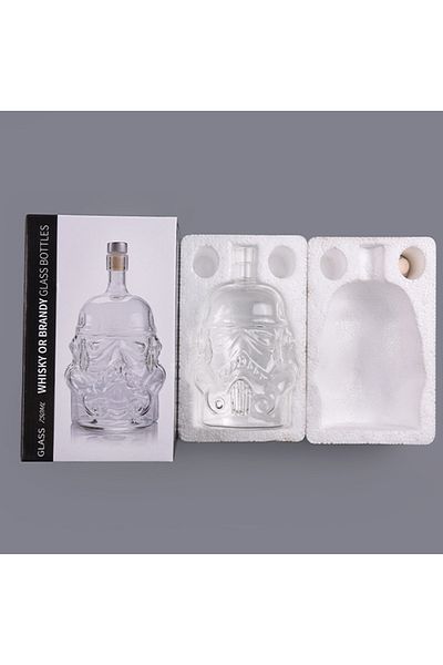 Choice Bottle Wine Glass Set Storm Trooper Helmet Whiskey Decanter Whiskey Glass Cup Wine Glasses Accessori