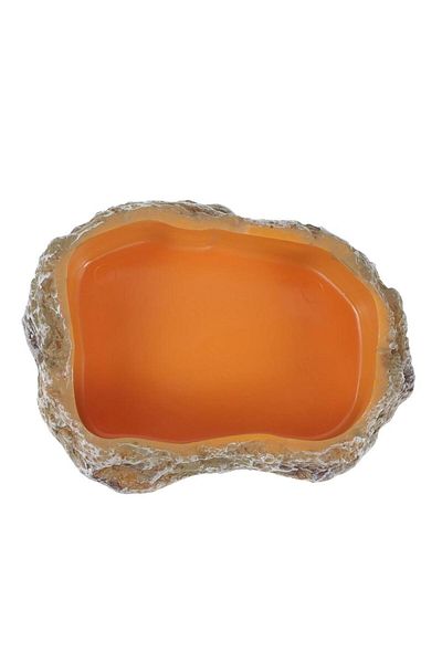 Choice Xs Reptile Water Bowls Decorative Terrarium Habitat Decoration Resin Feeding Bowl For Frog Tortoise