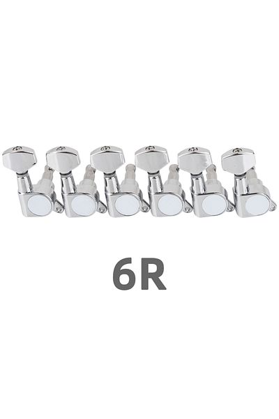 Choice 6r Gearlly 6pcs/set Electric Guitar Machine Heads Guitar Tuning Keys Strings Tuners Pegs Silver Colo