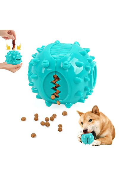 Choice Bule Dog Grinding Teeth Toys Chew Toys Cleaning Teeth Anti Bite Interactive Training Leaking Food Ba