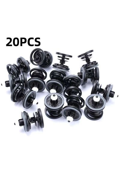 Choice 20pcs Car Interior Door Panel Push Card Clip 7L6868243 For Caddy Touran Tiguan Golf 4 5 6 7 Passa...