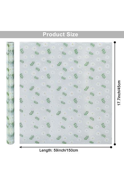 Choice Strip 18x59 inch green 1 Roll Non-Slip Cabinet Drawer Shelf Liners, Waterproof Refrigerator Liner, C