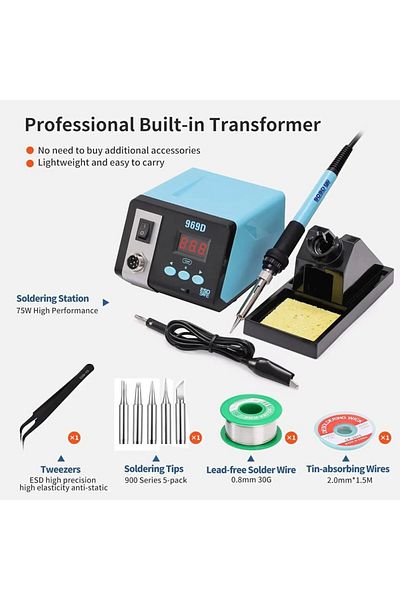 Choice 220v A Set New 75w Digital Display Soldering Station Electric Soldering Iron Dual Cnc Welding Statio