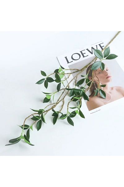 Choice 67cm Tree Branch Artificial Tenuifolia Ficus Tree Branch Fake Leaves Flower Home Decor Long Branch T