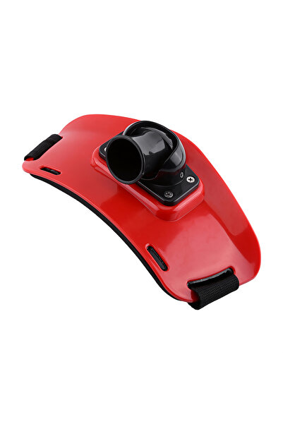 Choice حامل قضيب صيد دوار جديد باللون الأحمر قطعة واحدة، حزام خلفي مبطن لقضيب...