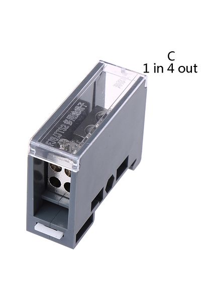 Choice C 150a Din Rail Terminal Block Distribution Box One In Multiple Out Universal Power Junction Box Fo.