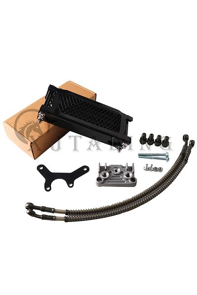Choice Black B 125-140cc Motorcycle Oil Cooler Oil Radiator Kit For Honda Monkey Yamaha Kawasaki 50cc-140cc