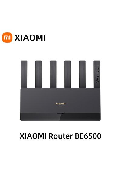 Choice جهاز توجيه Xiaomi BE6500 رباعي النواة Wifi7 6500Mbps 2.5G Ethernet Port تردد مزدوج 2.4/5GHz 6 In...