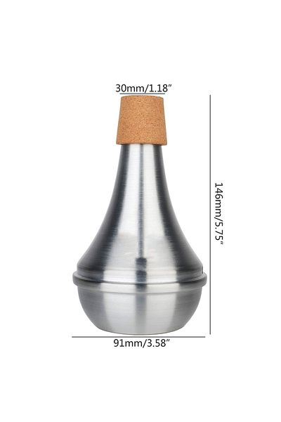 Choice Trumpet Mute , Reusable Portable Trumpet Tool, Music Instrument Accessories for Beginners Practic...