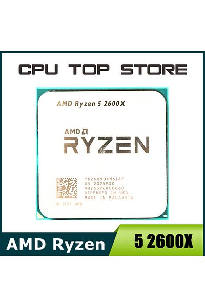 Choice Amd Ryzen 5 R5 2600x 3.6ghz 6-core 12-thread 95w Cpu Processor Lga Am4
