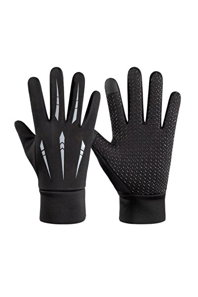 Choice قفازات شتوية سوداء مقاس L/XL من DIZETION للنساء والرجال بطانات حرارية ...