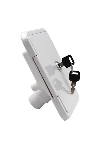 Choice Universal controllable White Gravity Water /water intake Fill Dish Lock Keys RV Trailer Camper fo...