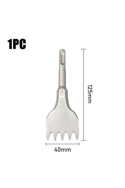 SHENSEN 17x120x40 Plus 5pc Sds Plus Round Shank Tile Shovel Electric Hammer Chise Wall Concrete Impact Drill