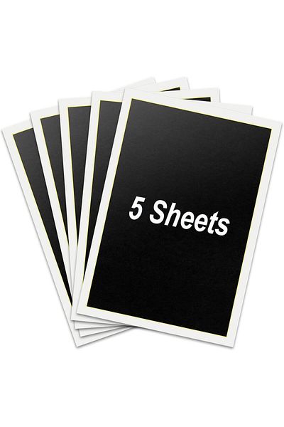 Choice 36x24cm 5pcs 5pcs 14.2*9.4inch Laser Engraving Marking Paper Black For Ceramics Glass Metal Laser Cu