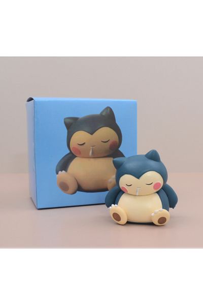 Choice Big Snorlax Kawaii Anime Pokemon Snorlax Psyduck Action Figure Cute Model Car Ornaments Gifts Home P