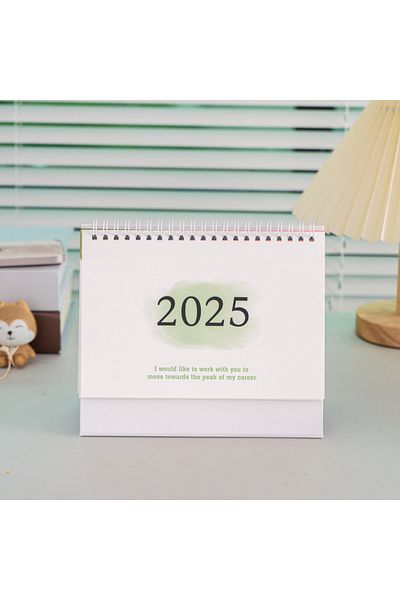 Choice A 2025 Desk Calendar Large English Calendar Books Annual To Do List Monthly Daily Planner Time Mane.