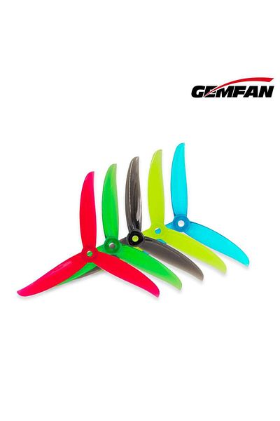 Choice 2Pairs Black 5136 Gemfan Vanover 5136 5.1X3.6X3 3-Blade PC Propeller for FPV Freestyle Quadcopter Ra