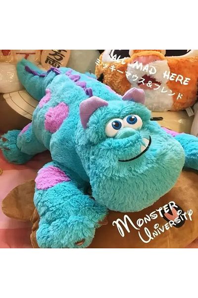 Disney 85cm WHITE 85cm Disney Large James P. Sullivan Stuffed Toys Monsters University Inc. Plush Dolls Wit