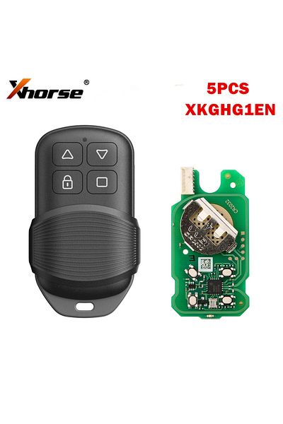 Xhorse 5PCS/LOT Xhorse XKGHG1EN Masker Garage Remote Key Working with KEY TOOL PLUS, KEY TOOL MAX PRO, K...