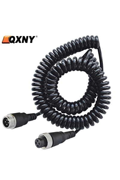 Choice1 كابل حلزوني تلسكوبي زنبركي 4 دبابيس سلك تمديد قابل للتمدد للحافلات وا...