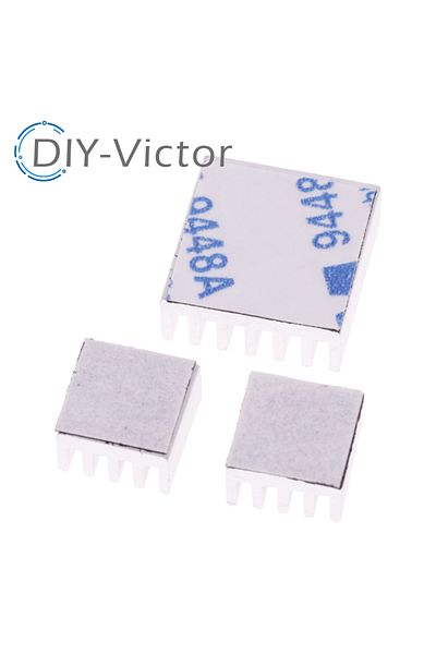 Choice 3pcs + Adhesive Raspberry Pi 3 Heatsink Cooler Pure Aluminum Heat Sink Set Kit Radiator For Cooli...