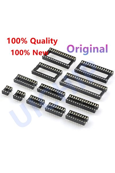Choice Dip8-square 10pcs Square Hole Dip8 14 16 Pin Dip8 Dip14 Dip16 Pin Ic Socket